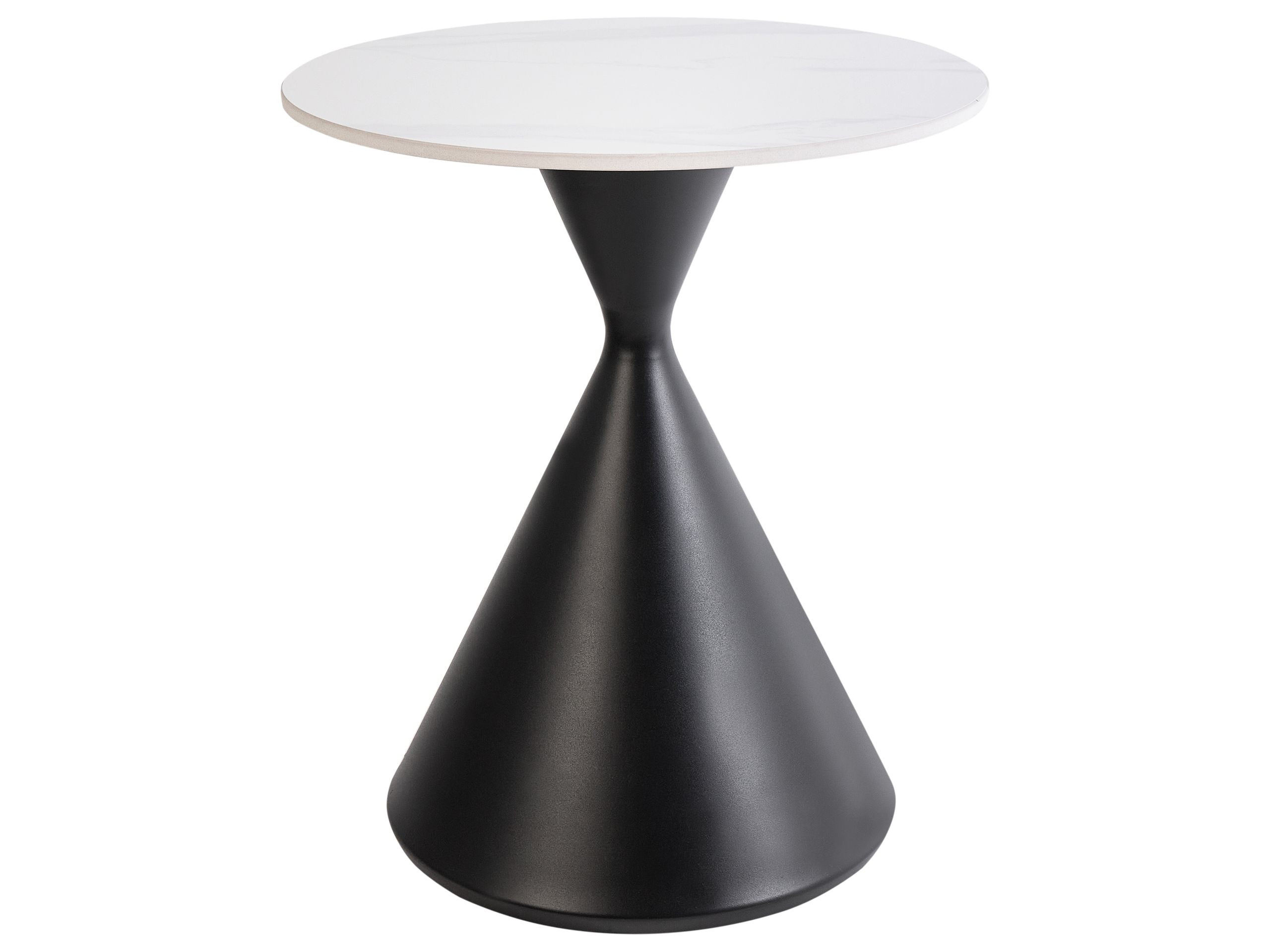 Stolik pomocniczy ceramiczny blat biały