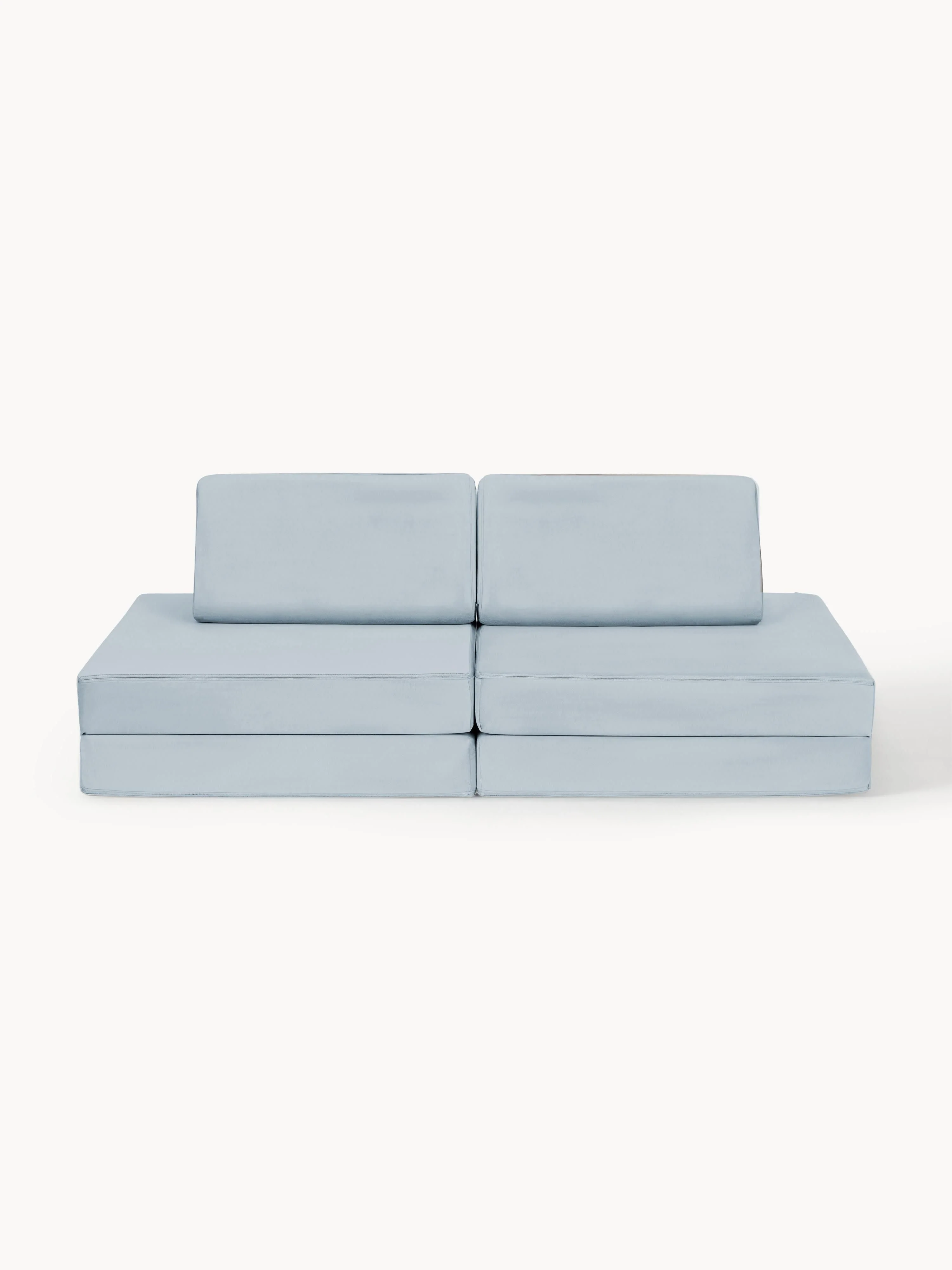 Modulares Samt-Spielsofa Mila, handgefertigt