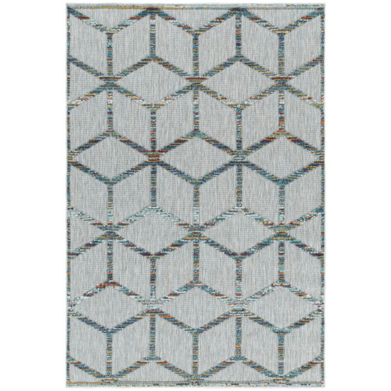 BALI - Tapis extérieur à relief ubud multi 140x200cm