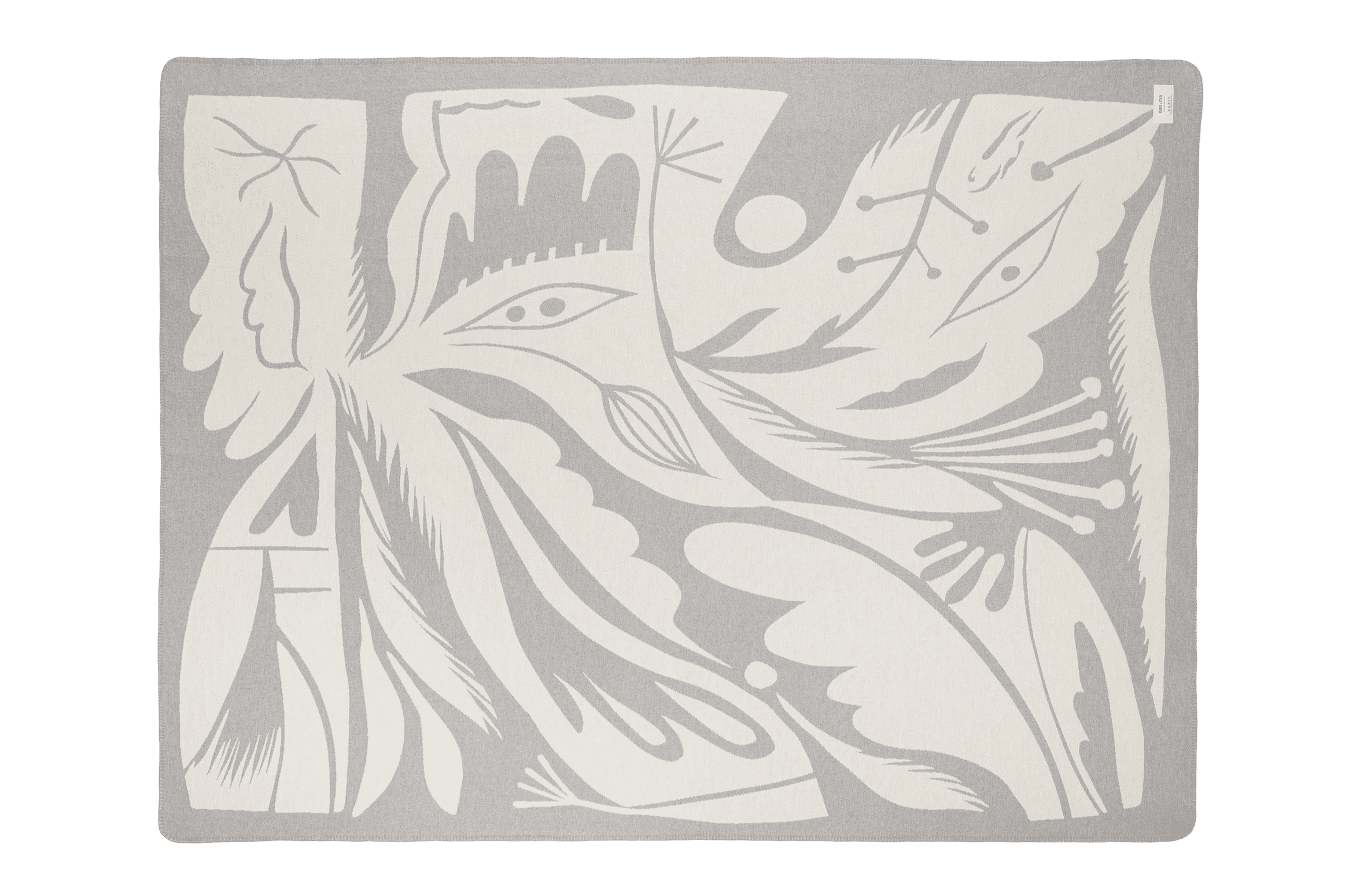 noo.ma LINO Katoenen deken - Light Grey