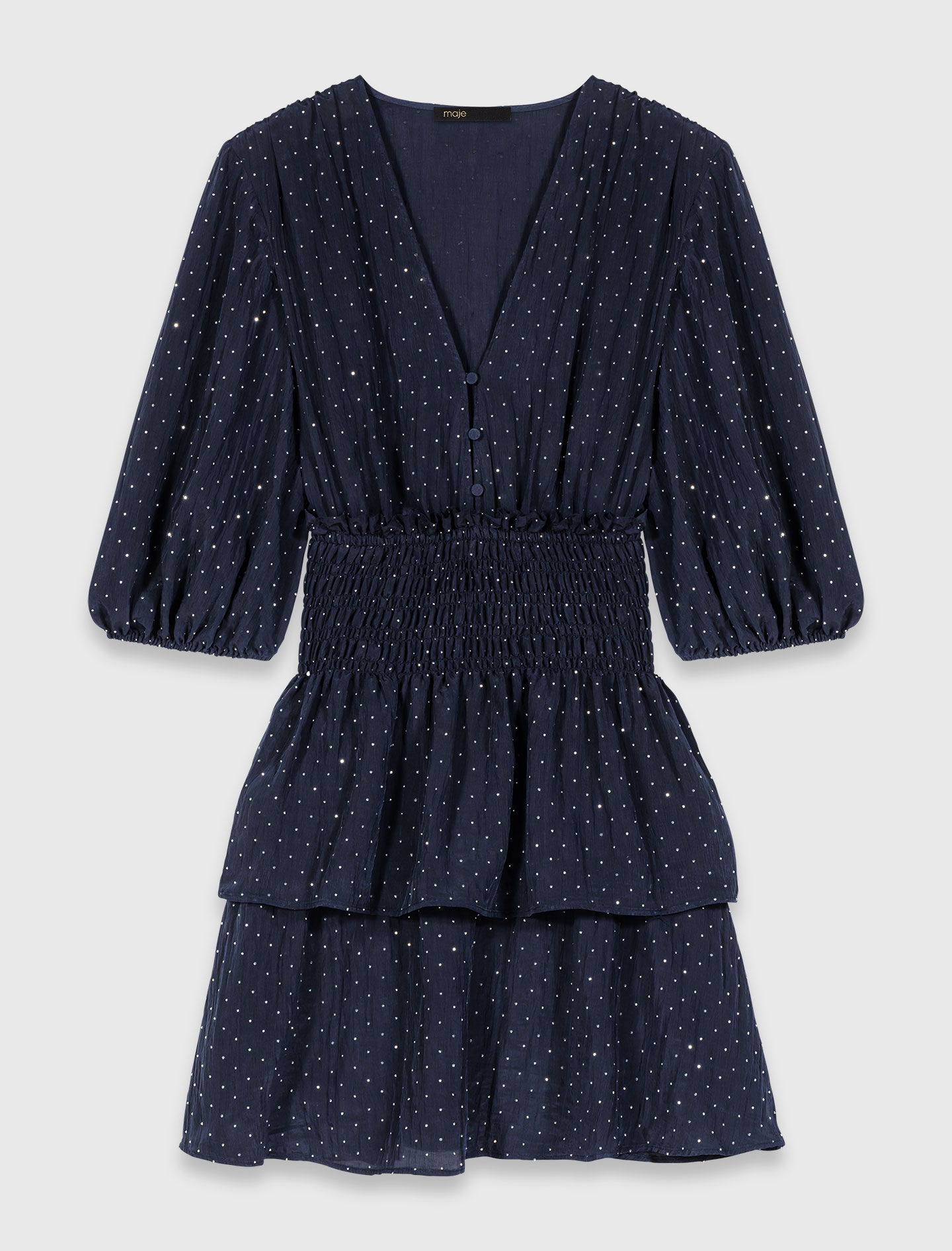 Robe à volants et strass