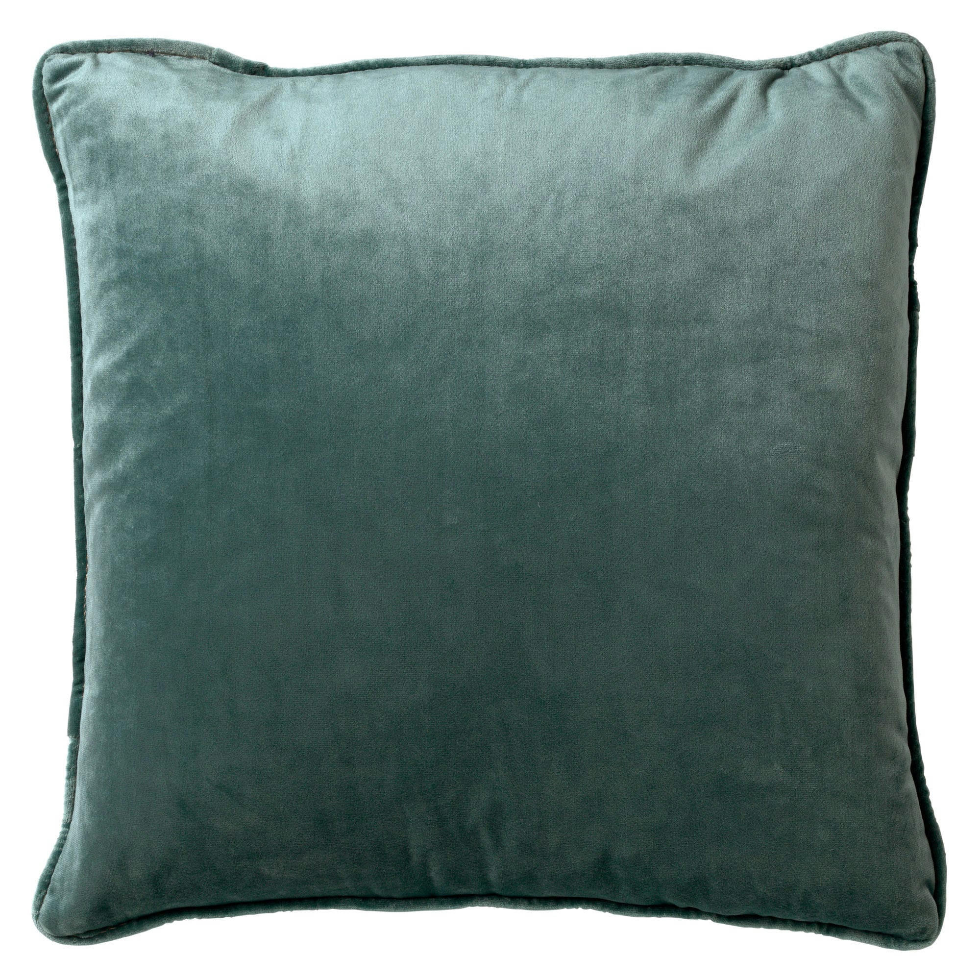- Coussin - vert en velours 60x60 cm uni