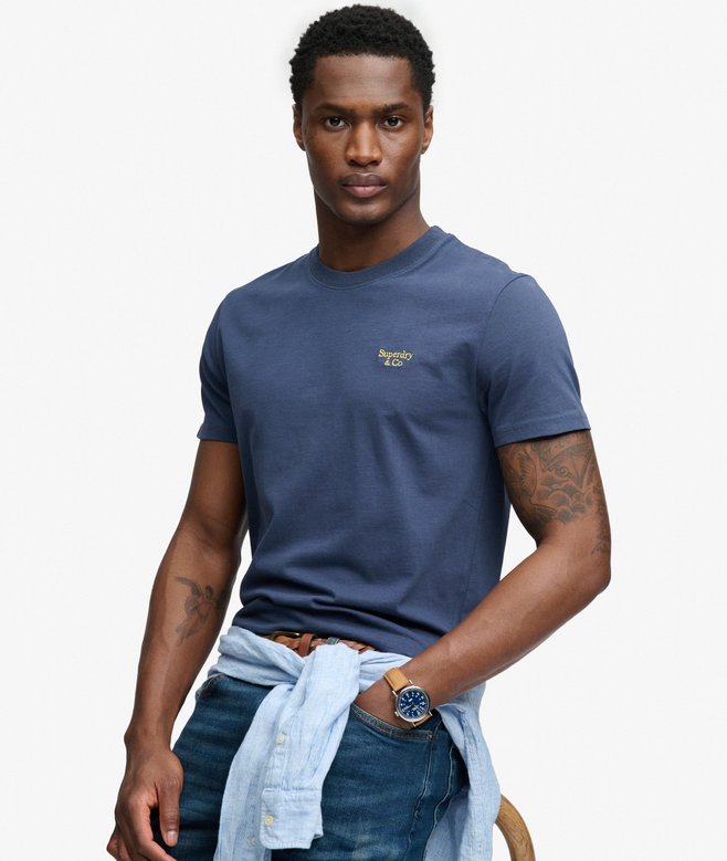 Essential Serif Logo Embroidered T-Shirt