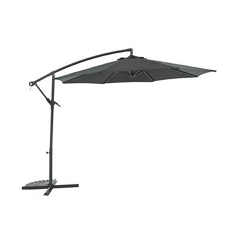 Habitat 2.5m Overhanging Garden Parasol - Black