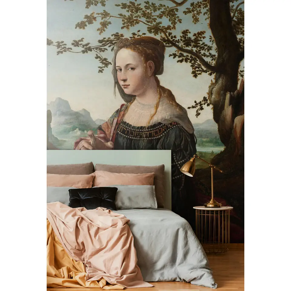 Sanders & Sanders fotobehang Maria Magdalena van Jan van Scorel bruin