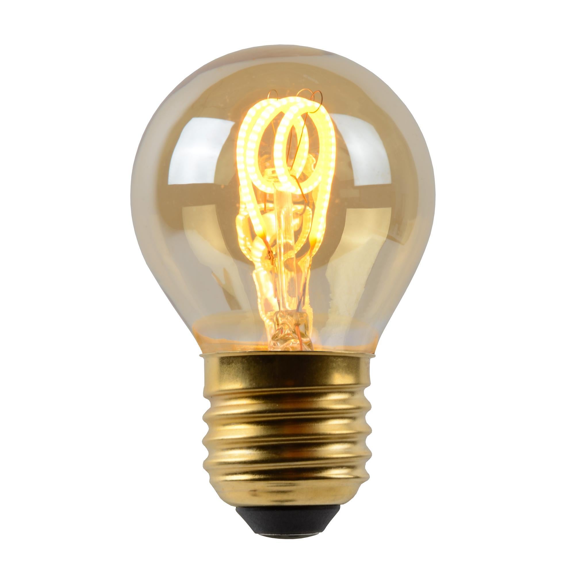 G45 LED lichtbron E27 3W 2200K amber dimbaar