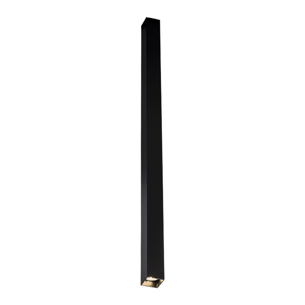 Lampa wisząca czarna DOHA 1xGU10x4W wym: 80x4x4 cm Shilo