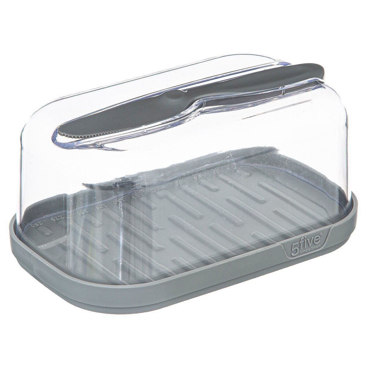 Manteigueira com faca FRESHEAT cinza