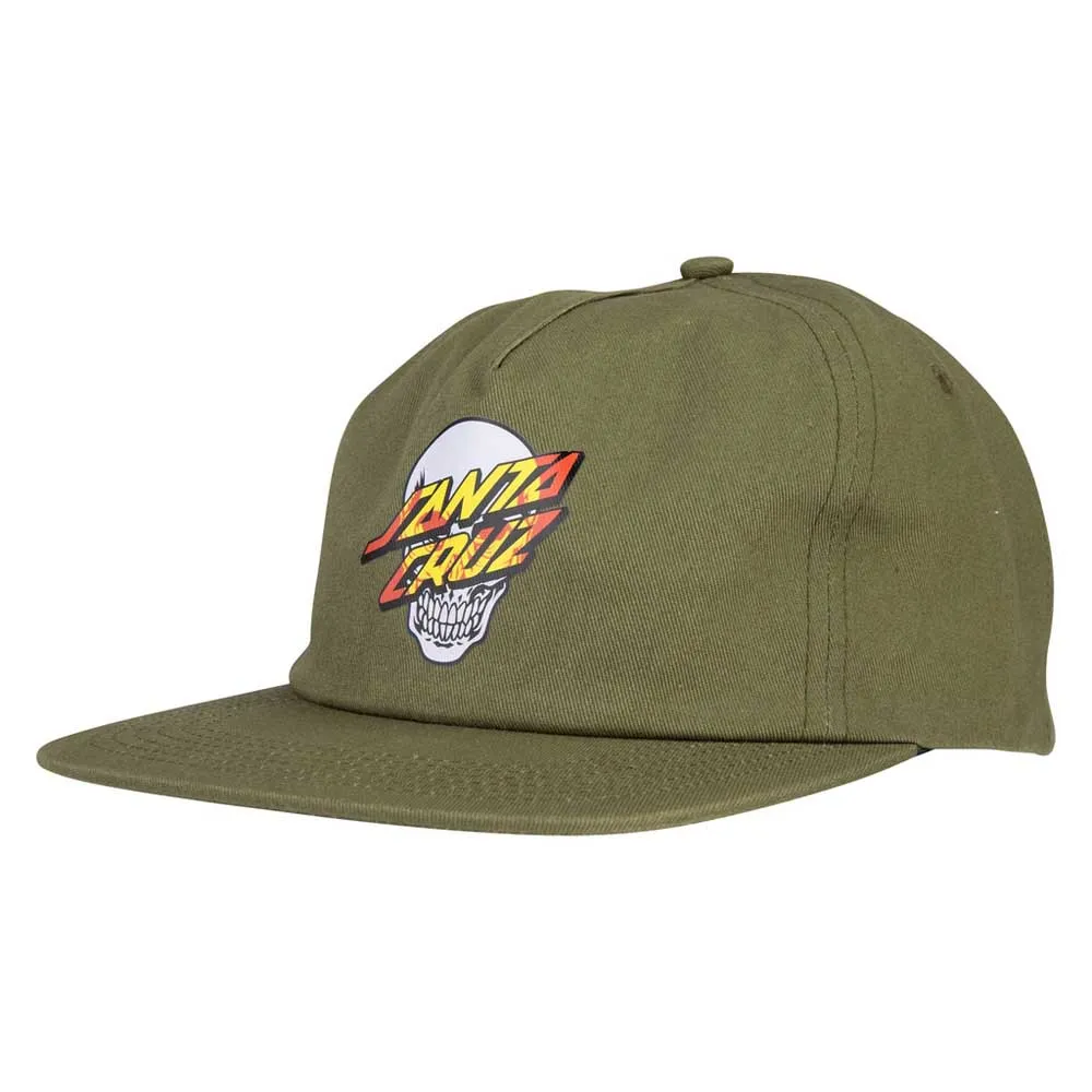 Santa Cruz Dressen skull dot snapback cap