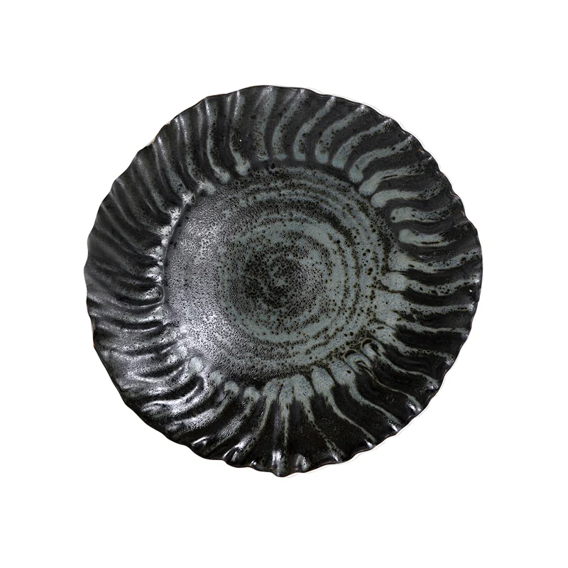 assiette creuse charbon