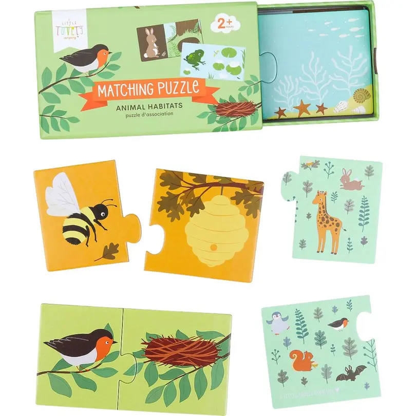 Puzzle 20-teilig Animal habitats
