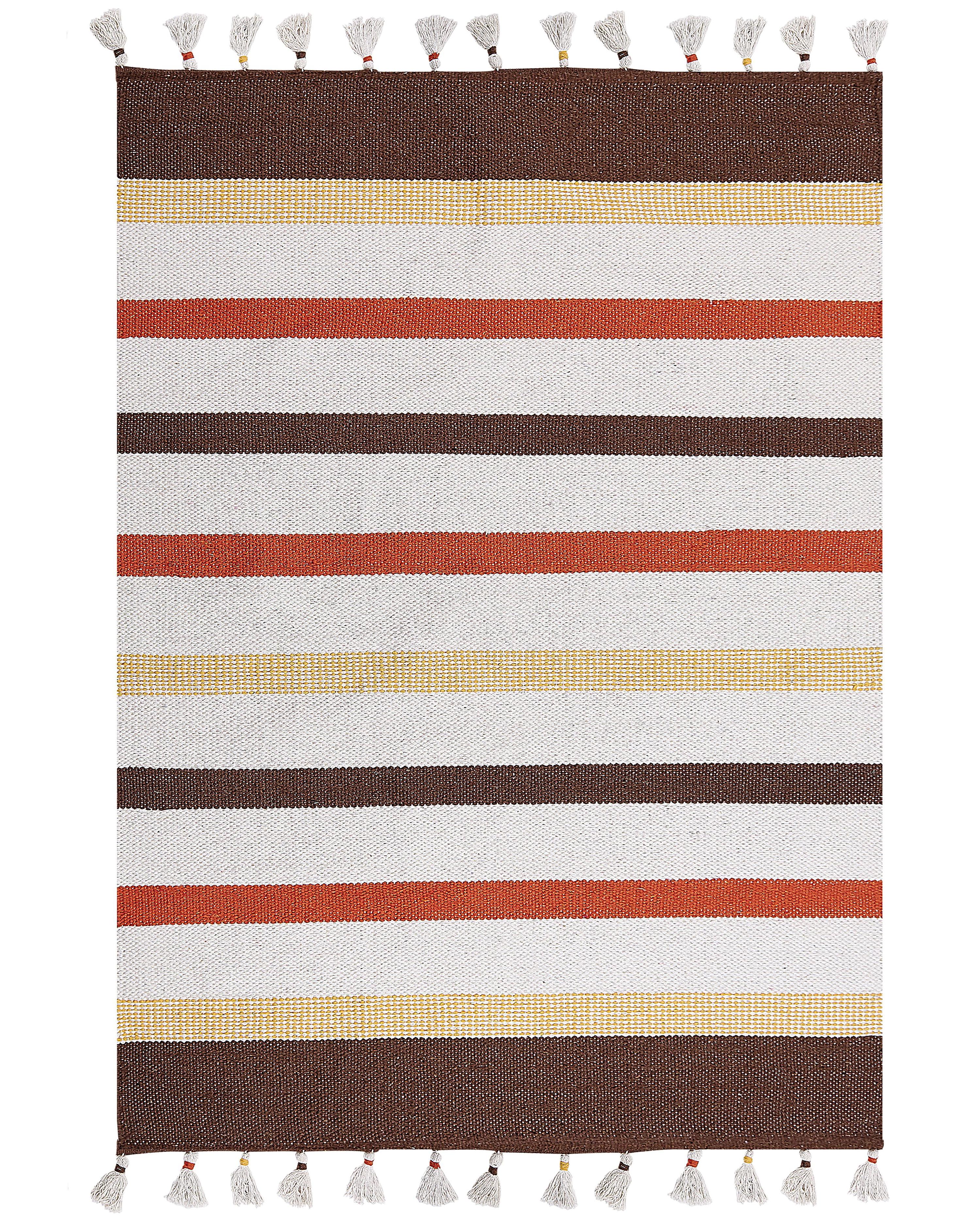 Rug HISARLI Brown 140 x 200 cm Cotton