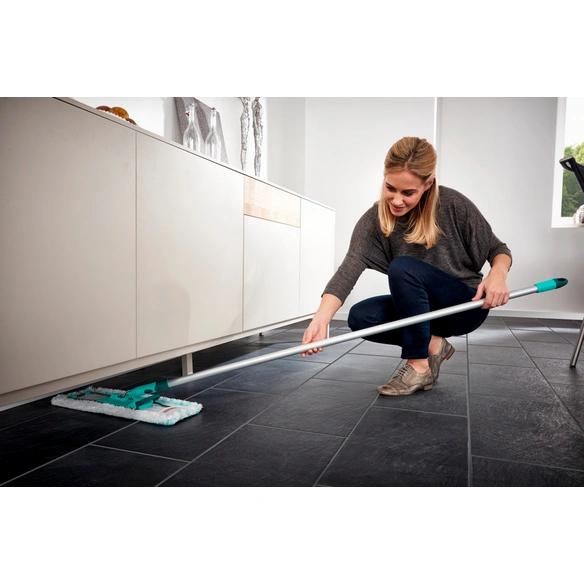 Bodenwischer »Profi XL Micro Duo Alu«, inkl. Micro-Duo Wischbezug und Superduster XL, türkis