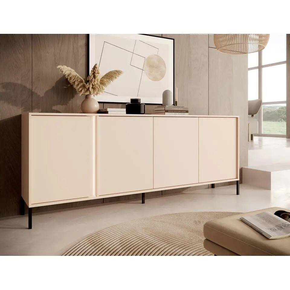 Meubella - Dressoir Desert - Beige - 203 cm