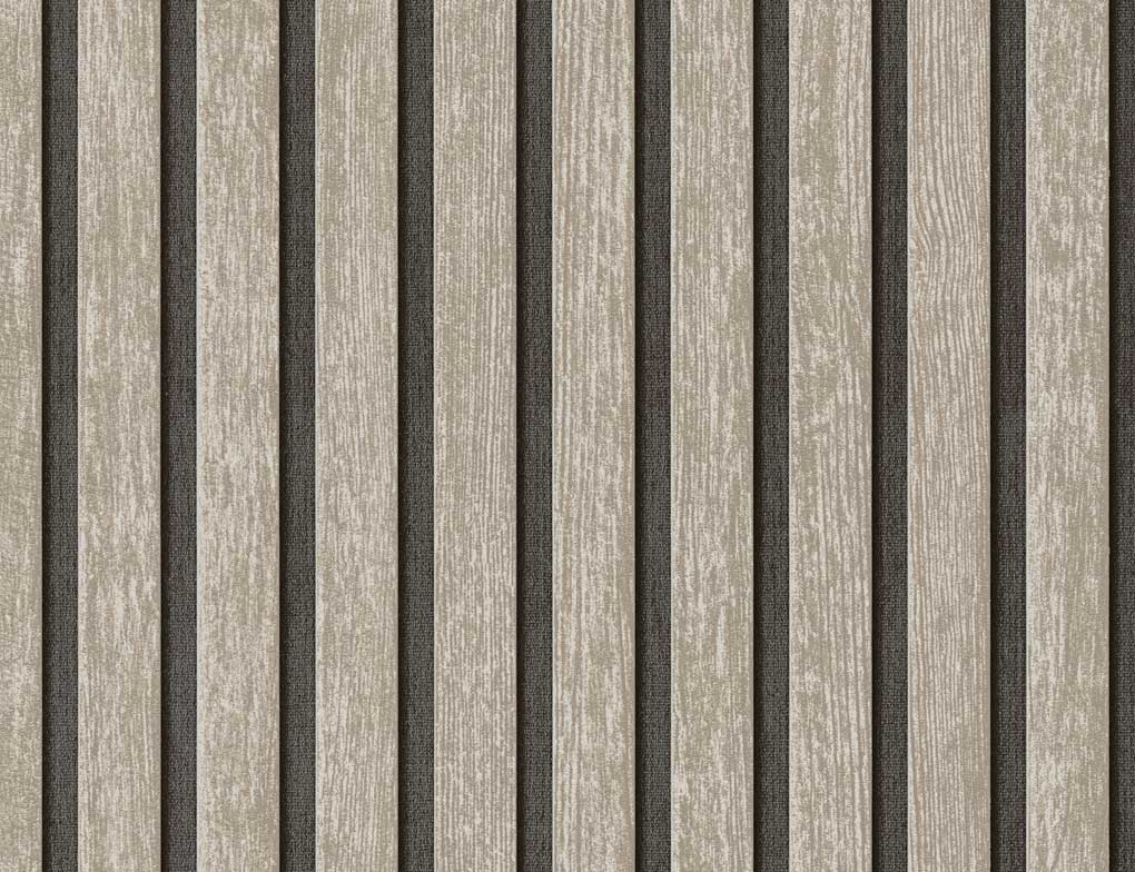 Vliestapete Holz Grau Schwarz