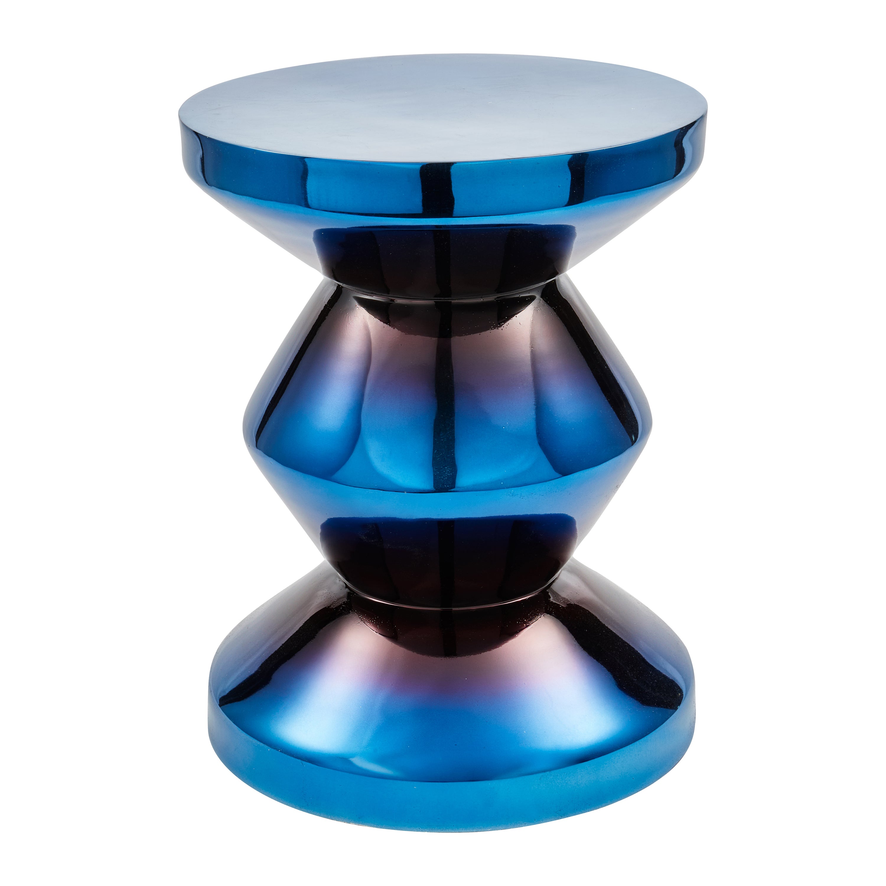 POLSPOTTEN Zig Zag Bijzettafel - Blauw