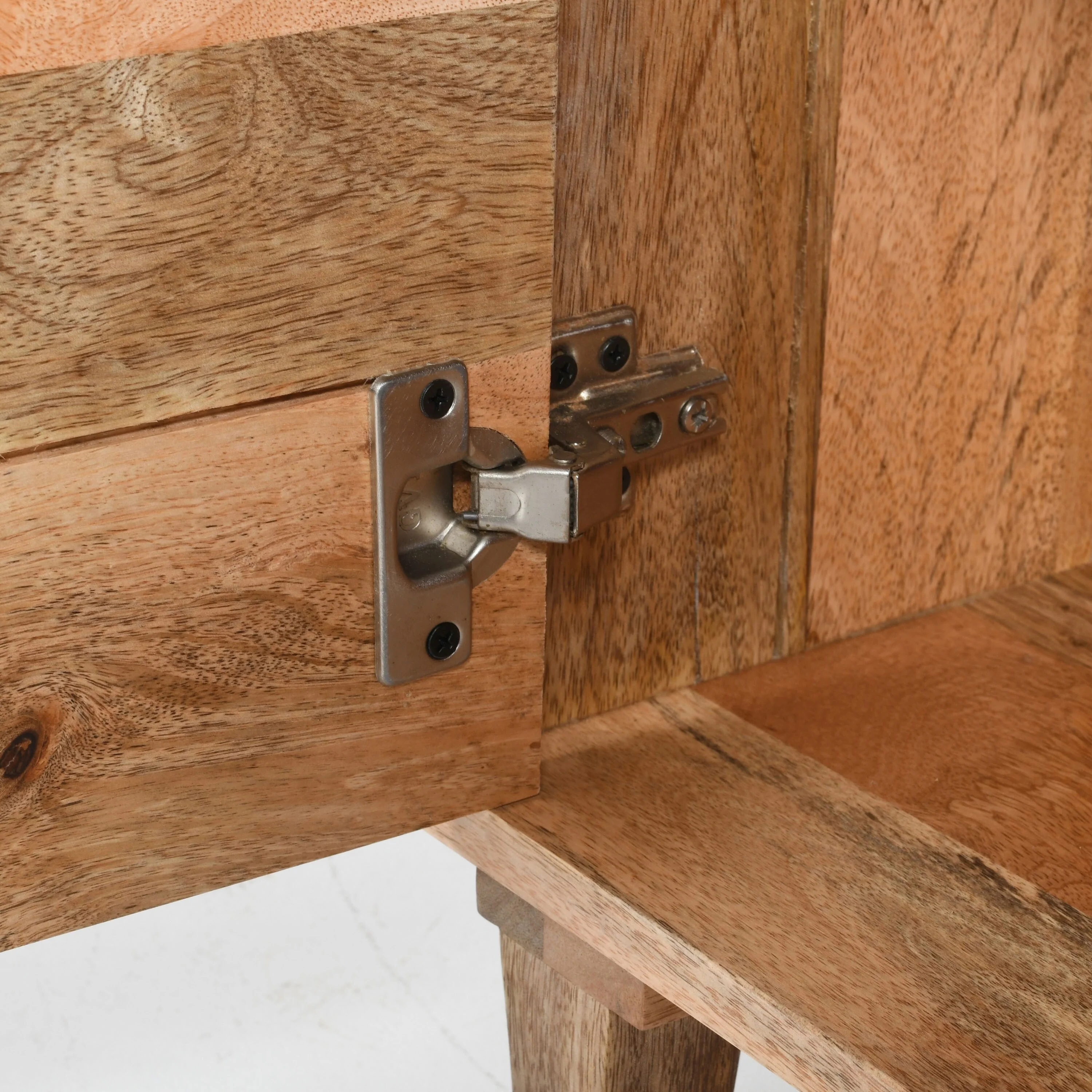 Natural Wood Nightstand