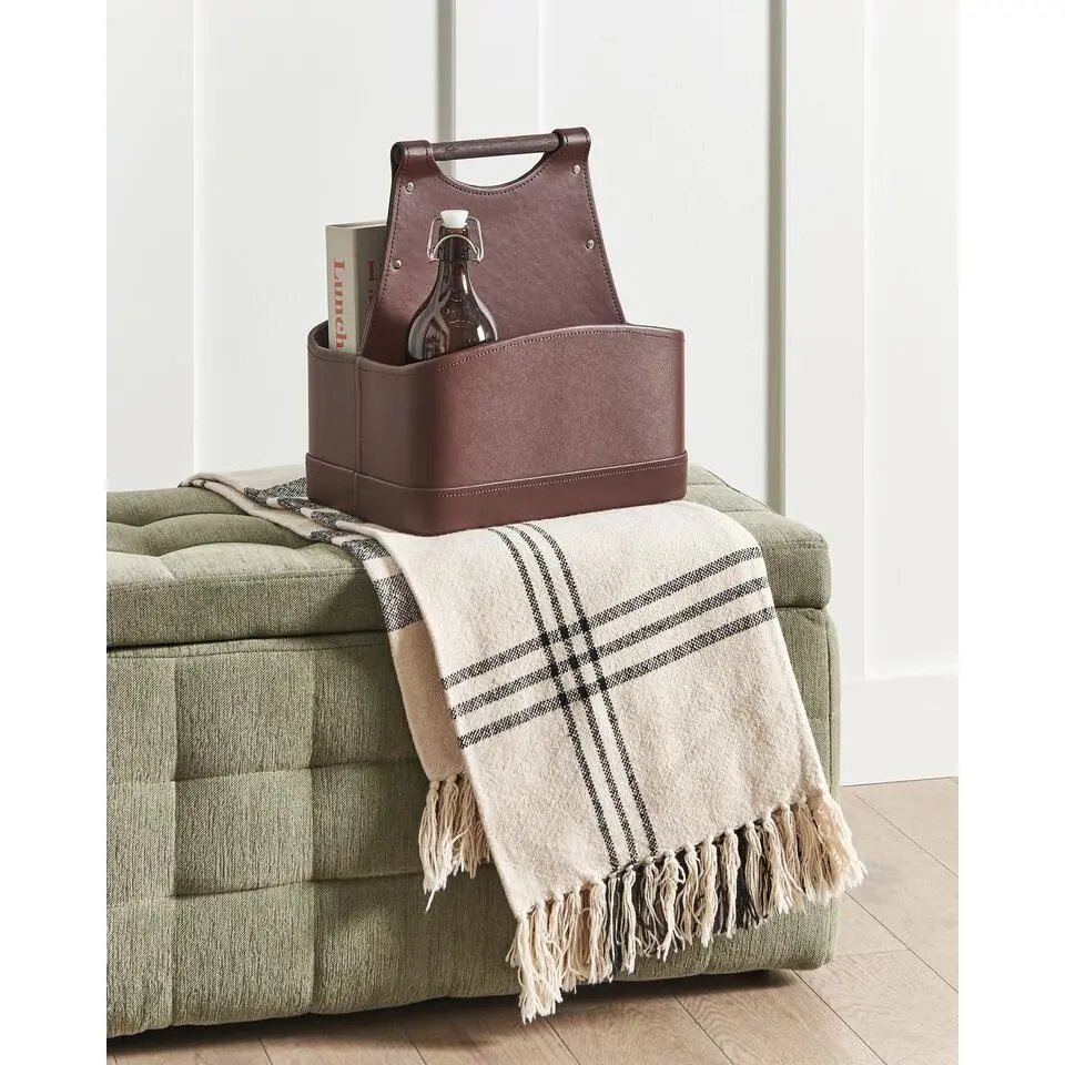 URUK - Opbergmand - Bruin - Kunstleer