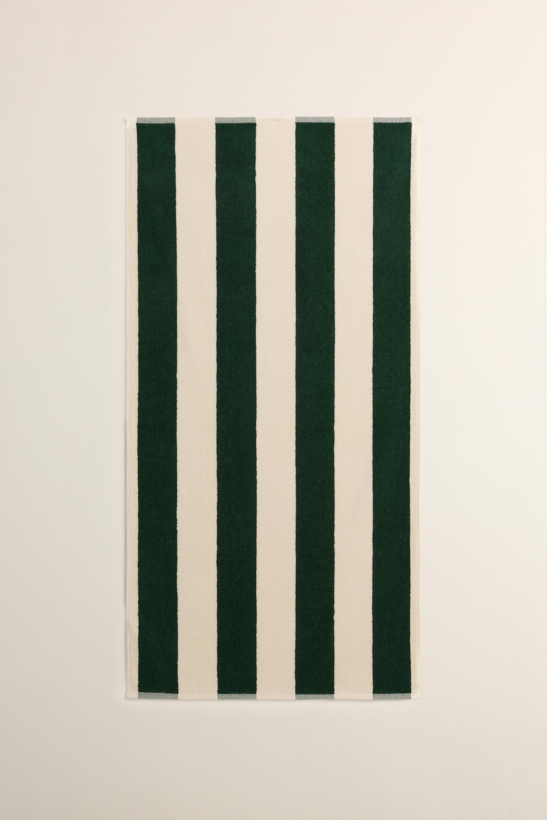 Toalla de baño rayas 140 x 70 cm