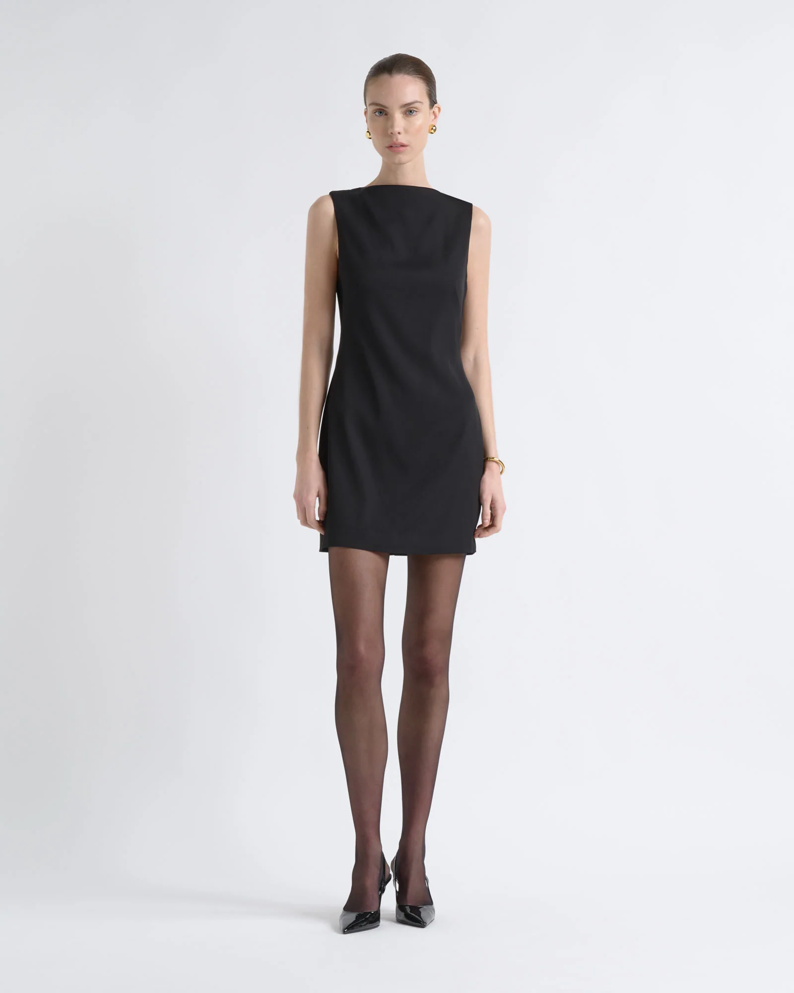 Scoop Neck Mini Dress