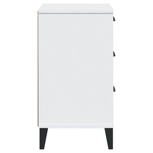 NNEVL Bedside Cabinet VIKEN White Engineered Wood