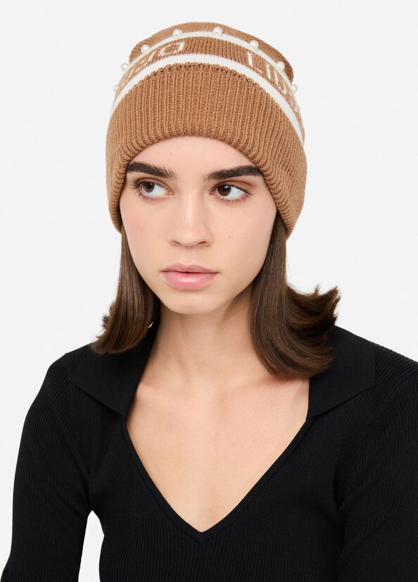 Berretto beanie con logo