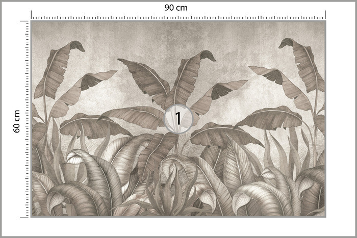 Fototapeta Egzotyczny Bananowiec 90x60cm