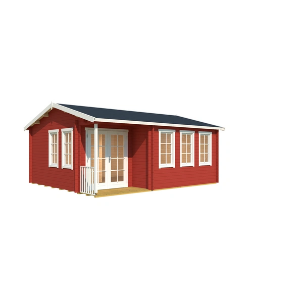 Gartenhaus »Sri Lanka«, BxHxT: 600 x 285 x 321,8 cm (Außenmaß inkl. Dachüberstand), schwedenrot