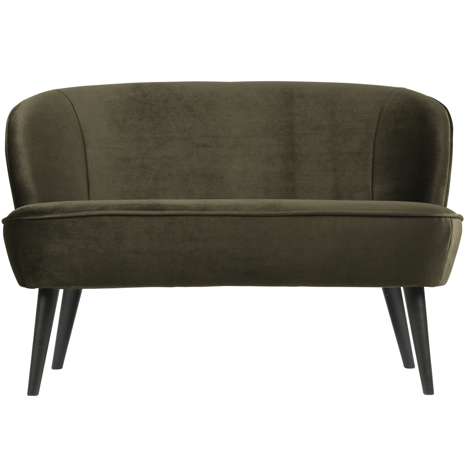 WOOOD bankje Sara - Velvet - Warm Groen - 73x110x72