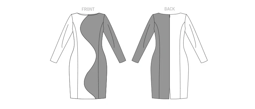 Vogue Pattern V1819  Misses' Dress