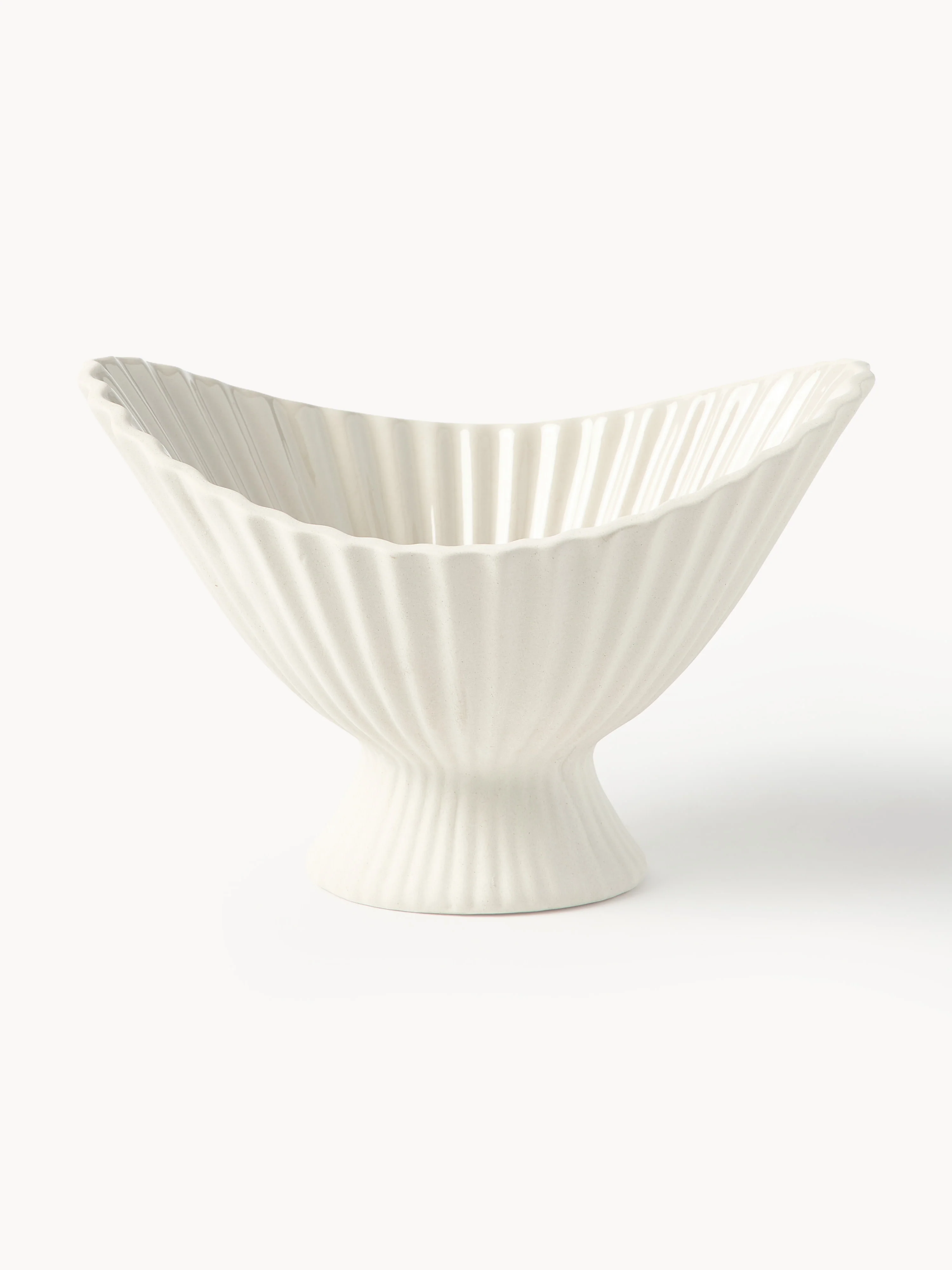 Deko-Schale Fountain aus Steinzeug, B 19 cm