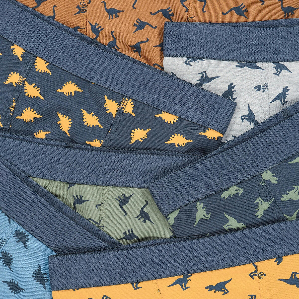 Lot de 7 boxers imprimés dinosaures