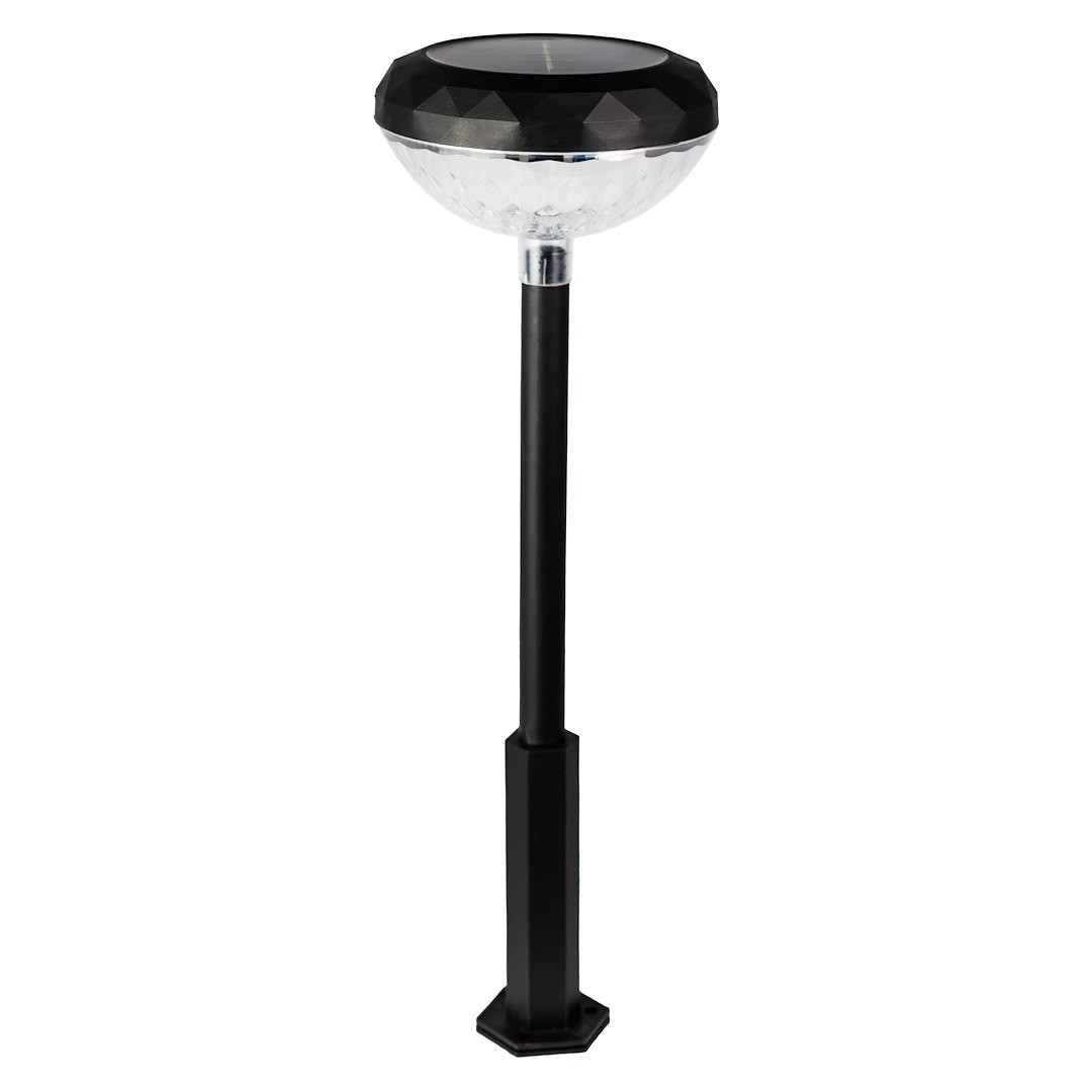 Lampa ogrodowa solarna TOMczarny LED 1x0.1W lm IP44 Eko-Light