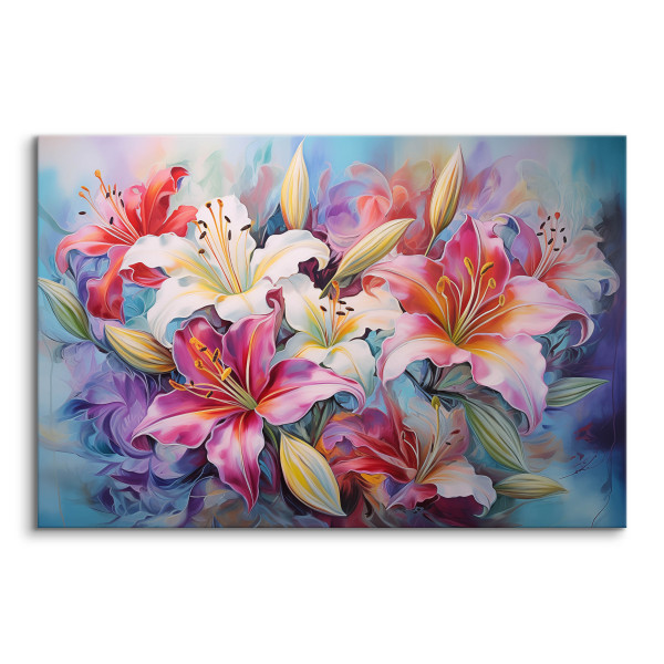 Obraz Barwne Lilie 30x20cm