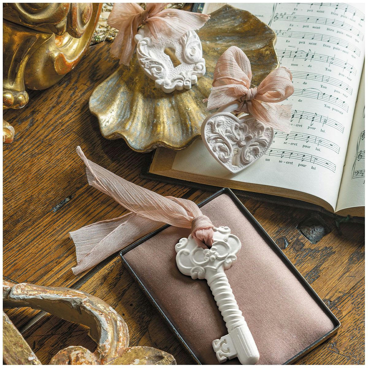 - Décor parfumé Cadenas Cœur - Secret de Santal