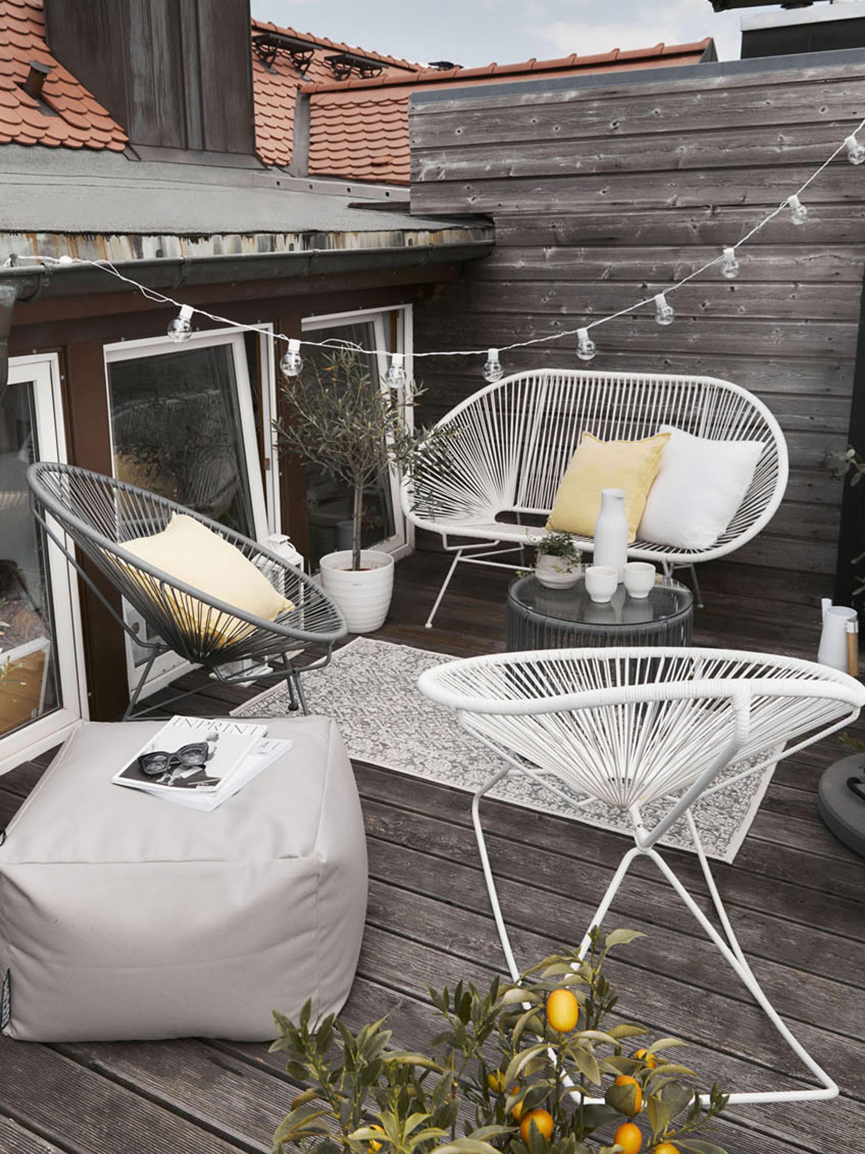 Loungesessel Bahia aus Kunststoff-Geflecht