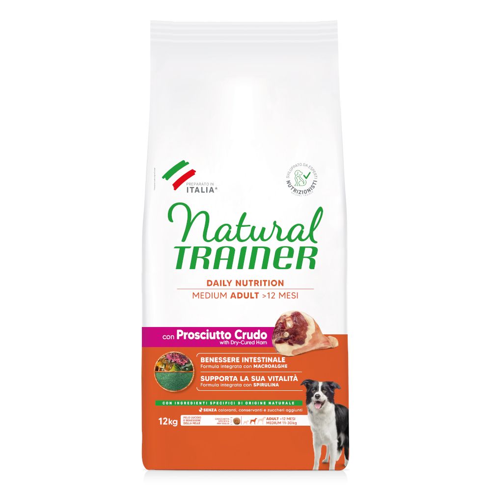 Natural Trainer Adult Medium with Prosciutto Crudo