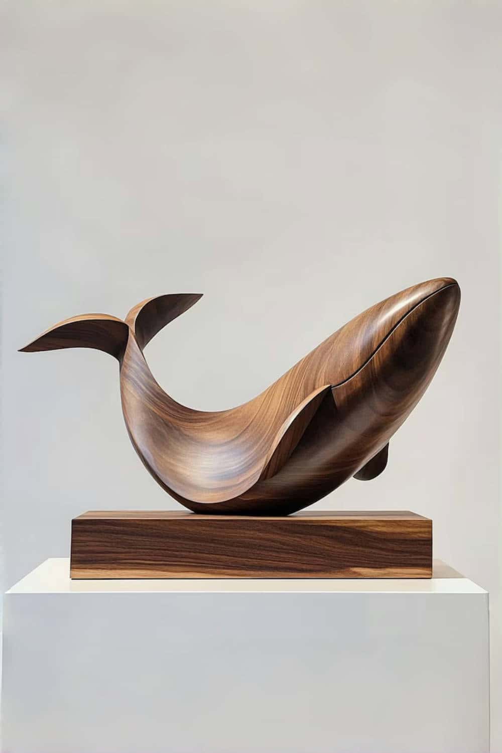 Whale Wood Sculpture #WA129