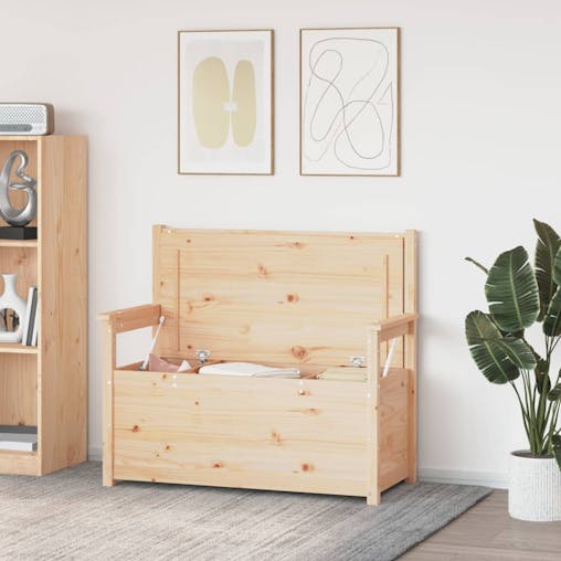 NNEVL Bench 112.5x51.5x96.5 cm Solid Wood Pine