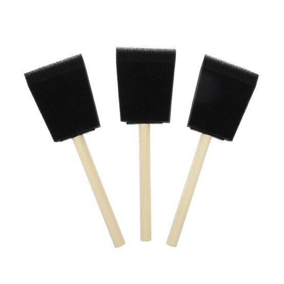 Foam Brushes 5cm 3 Pack