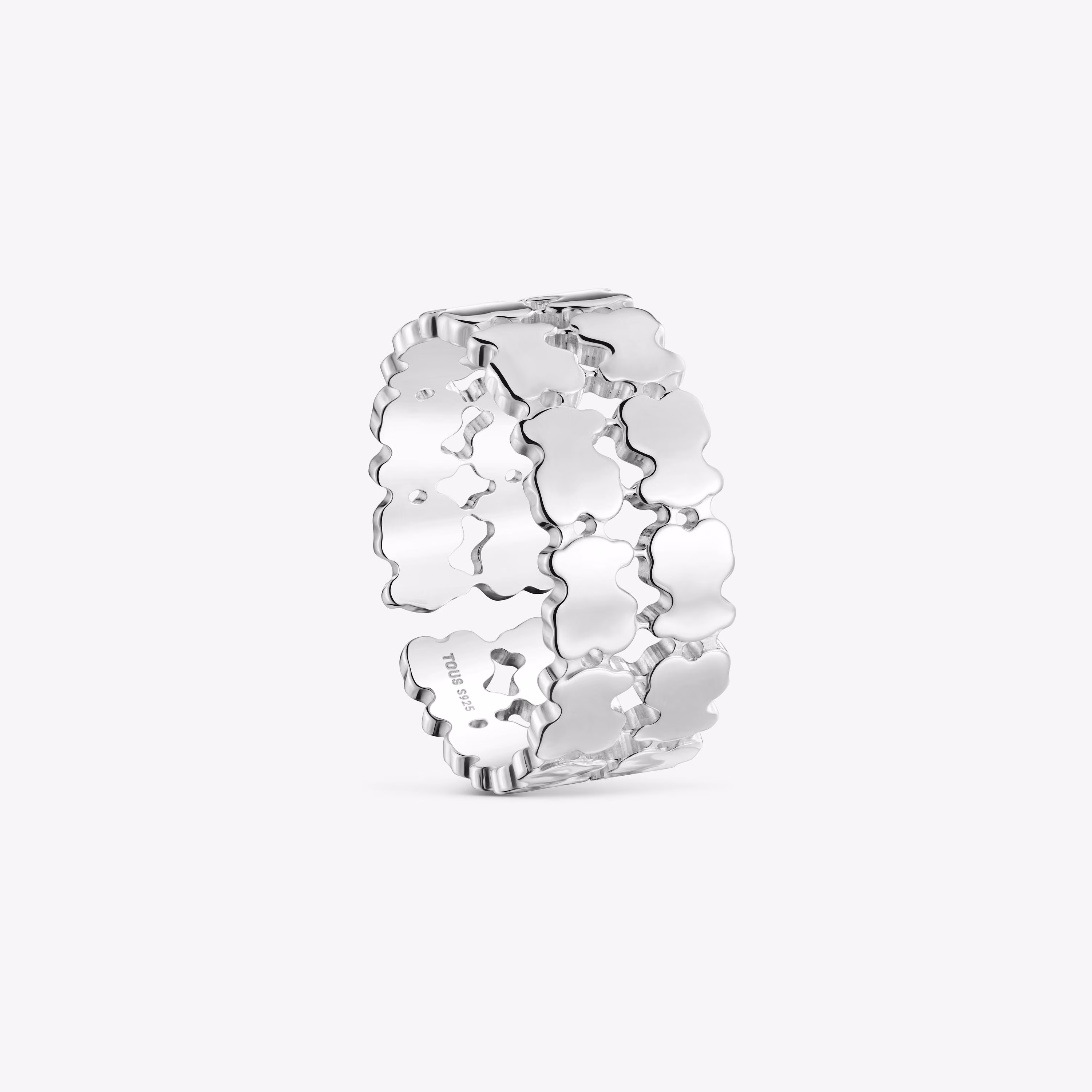 Anillo abierto doble de plata TOUS Sweet 40s