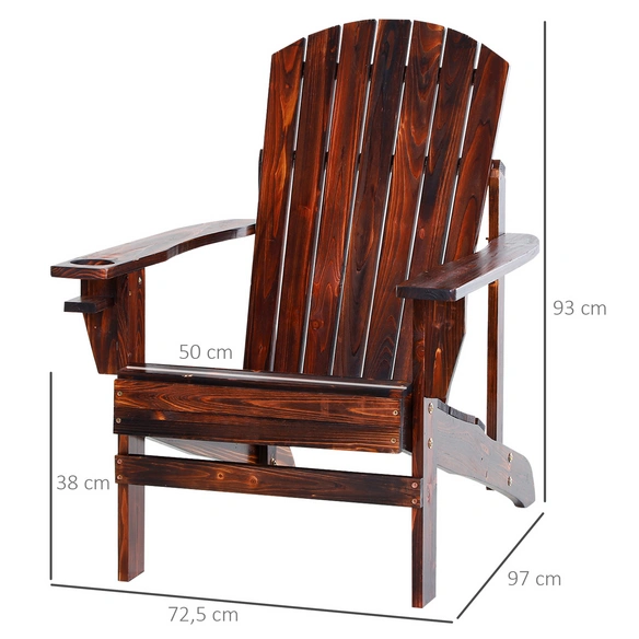 Gartenliege, BxH: 72 x 5 cm, Tannenholz