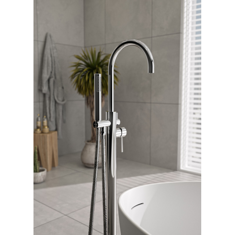 Mitigeur pour baignoire ilot Olymp chrome ALLIBERT