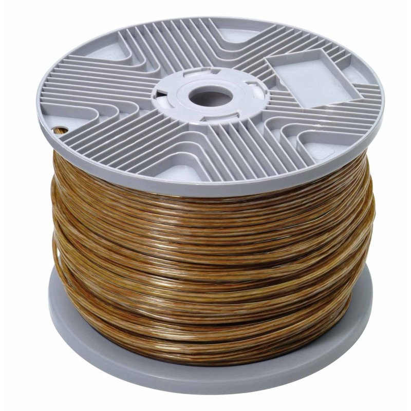 Câble audio transparent 2 x 0,75 mm² au mètre PROFILE