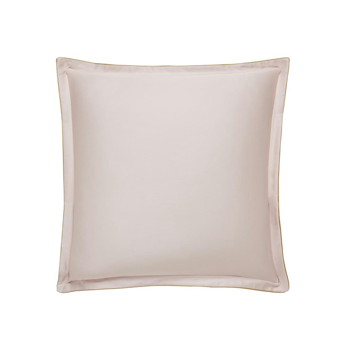 NOBEL - Taie d'oreiller en satin de coton rose clair 65x65