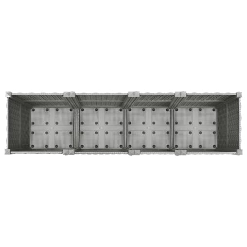 NNEVL Raised Bed 160x40x38 cm Polypropylene