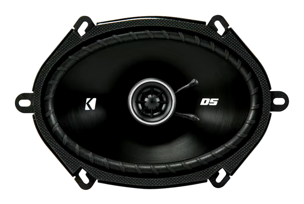 Kicker DSC680 Coaxial 200W Car Speakers, 6-in x 8-in