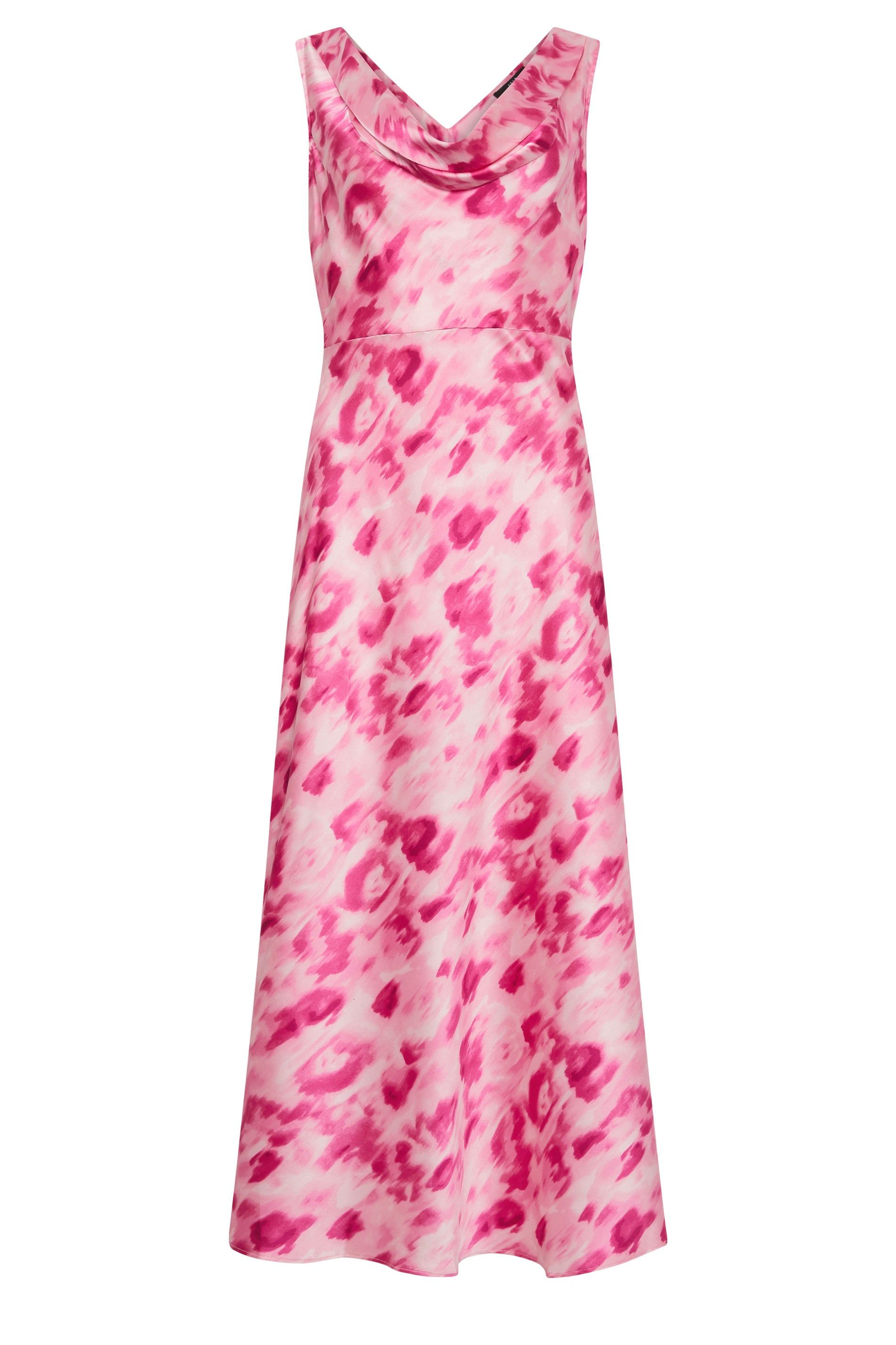 Star by Julien Macdonald Abstract Cowl Neck Maxi Dress