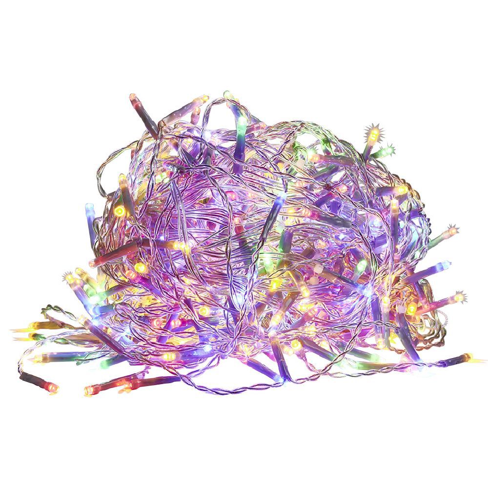 Bordure électrique 400 LED 9,8m d'éclairage multicolore