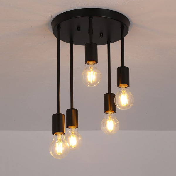 Lampa sufitowa metalowa loft r
